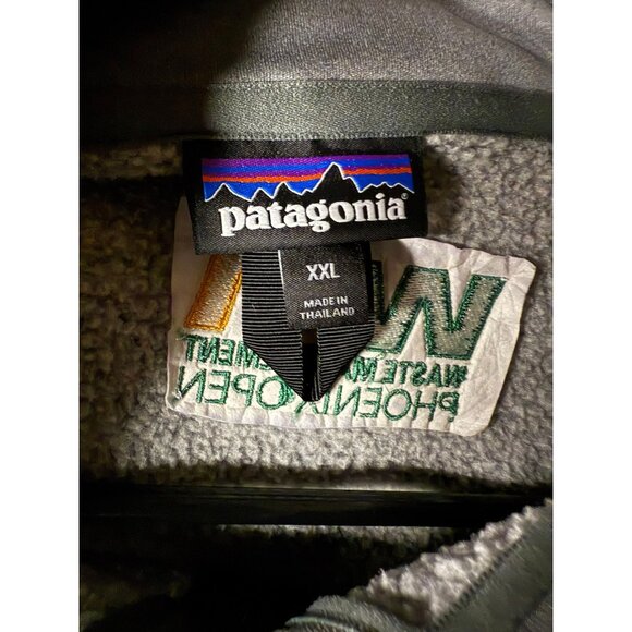 Patagonia Better Sweater Mens 2XL Gray 1/4 Zip Knit Pullover Embroidered - Picture 3 of 6